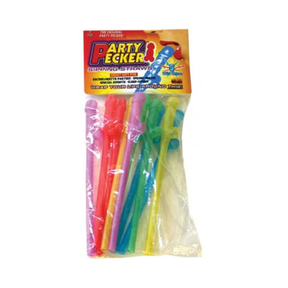 Party Pecker Straws - Neon Colors