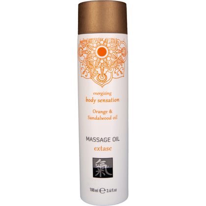 Divine Pleasure Massage Oil by Extase - Sensual Massage Oil 100ml - Unisex - Orange & Sandalwood