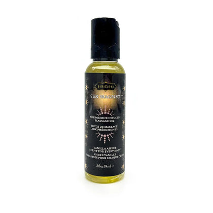 Vanilla Amber Pheromone Massage Oil - Unique Scented Sensual Bliss 59ml
