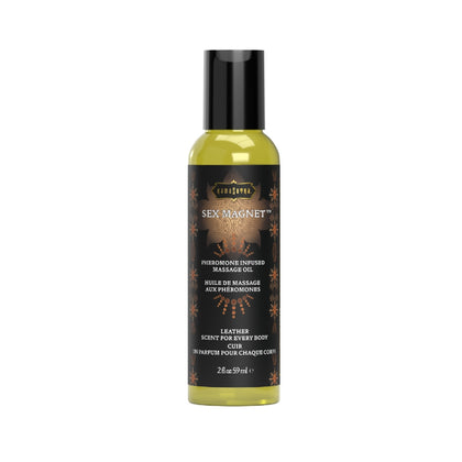 Sex Magnet Pheromone - Leather Massage Oil 59 ml