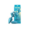 Cone Ring Luv Plug - Metallic Blue: Ergonomic Luxury with Vibrant Custom Vibrations