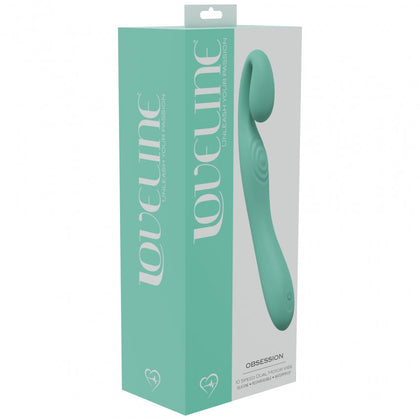 LoveLine - Obsession  - 10 Speed Dual Motor Vibe - Sealed Silicone - Rechargeable - Submersible - Green