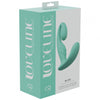 LoveLine - Bliss - 10 Speed Dual Motor Vibe - Sealed Silicone - Rechargeable - Submersible - Green