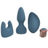 LoveLine - Ultimate Kit - 10 Speed - Silicone - Rechargeable - Waterproof - Blue/Grey