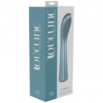 LoveLine - La Perla III - 10 Speed G-Spot Vibe - Silicone - Rechargeable - Waterproof - Blue