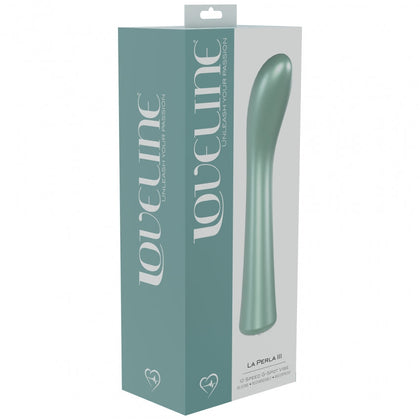 LoveLine - La Perla III - 10 Speed G-Spot Vibe - Silicone - Rechargeable - Waterproof - Green