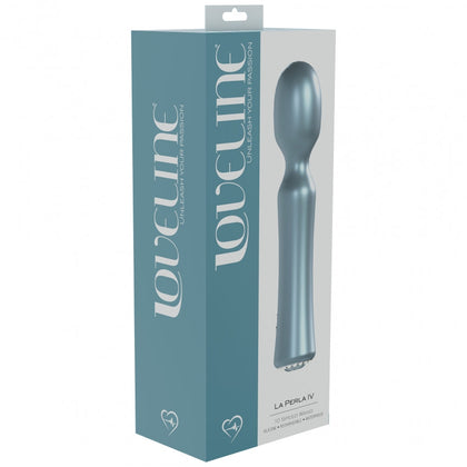 LoveLine - La Perla IV - 10 Speed Wand - Silicone - Rechargeable - Waterproof - Blue