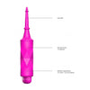 Circe - ABS Bullet With Silicone Sleeve - 10-Speeds - Fuchsia