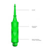 Circe - ABS Bullet With Silicone Sleeve - 10-Speeds - Green