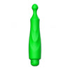 Dido Luminous 10-Speed ABS Bullet with Silicone Sleeve - Green Elegance