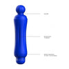 Demi - ABS Bullet With Silicone Sleeve - 10-Speeds - Royal Blue