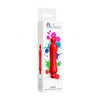 Demi - ABS Bullet With Silicone Sleeve - 10-Speeds - Red