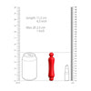 Demi - ABS Bullet With Silicone Sleeve - 10-Speeds - Red
