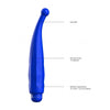 Lyra - ABS Bullet With Silicone Sleeve - 10-Speeds - Royal Blue