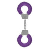 Purple Pleasure Handcuffs - Plush Adjustable Restraints for Sensual Exploration