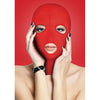 Subversion Mask - Red: Comfortable Open-Mouth Hood for Playful Exploration