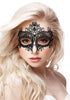 Queen Black Lace Mask Black
