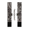 Printed Hand Cuffs - Love Street Art Fasion - Black