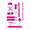 Intermediate Bondage Kit - Pink: Elegant, Breathable Pleasure for Couples