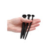 Silicone Screw Plug Set Urethral Sounding Black 89 g OU433BLK