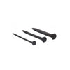 Silicone Screw Plug Set Urethral Sounding Black 89 g OU433BLK