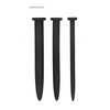 Silicone Rugged Nail Plug Set - Urethral Sounding - Black