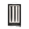 Silicone Rugged Nail Plug Set - Urethral Sounding - Black