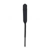 Silicone Vibrating Bullet Plug With Beaded Tip - Urethral Sounding - Black