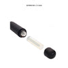 Silicone Vibrating Bullet Plug With Beaded Tip - Urethral Sounding - Black