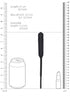 Silicone Vibrating Bullet Plug With Beaded Tip Urethral Sounding 56 g