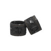 Chic Black Denim Handcuffs by Adult Naughtystore - Adjustable Fit with Steel Chain