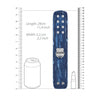 Denim Ankle Cuffs - Roughend Denim Style - Blue