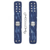 Denim Ankle Cuffs - Roughend Denim Style - Blue