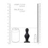 Diamond Shape Butt Plug - Black