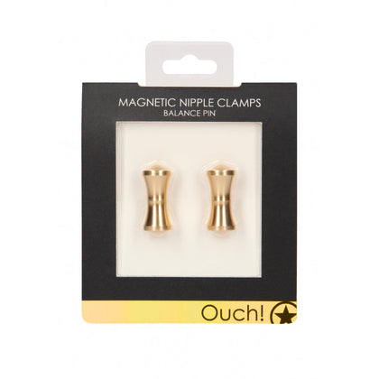 Magnetic Nipple Clamps - Balance Pin - Gold