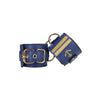 Luxurious Adjustable Blue Sailor Theme Wrist Cuffs - Nautical Elegance & Comfort