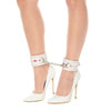 Ankle Cuffs - Nurse Theme - White