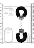 Pleasure Furry Hand Cuffs - With Quick-Release Button