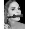 Silicone Bone Gag - With Adjustable Bonded Leather Straps