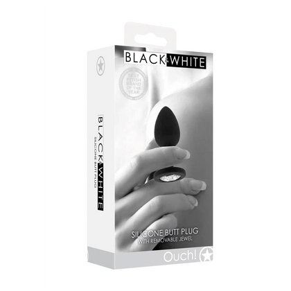 Silicone Butt Plug with Removable Jewel