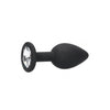 Silicone Butt Plug with Removable Jewel - Luxe Pleasure Redefined