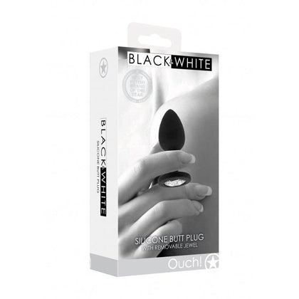 Silicone Butt Plug with Removable Jewel