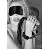 Luxurious Introductory Bondage Kit - Satin Cuffs, Flogger & Mask for Elegant Pleasure