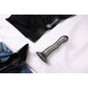 Ultra Soft Curvy G-Spot Dildo - 7'' / 17 cm - Gun Metal
