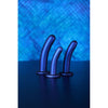 Smooth G-Spot Dildo - 5'' / 12 cm - Metallic Blue