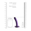 Smooth G-Spot Dildo - 5'' / 12 cm - Metallic Purple