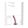 Smooth G-Spot Dildo - 5'' / 12 cm - Rose Gold