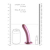 Smooth G-Spot Dildo - 6'' / 14,5 cm - Rose Gold