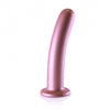 Smooth G-Spot Dildo - 7'' / 17 cm - Rose Gold