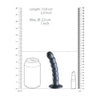Beaded G-Spot Dildo - 5'' / 13 cm - Gun M